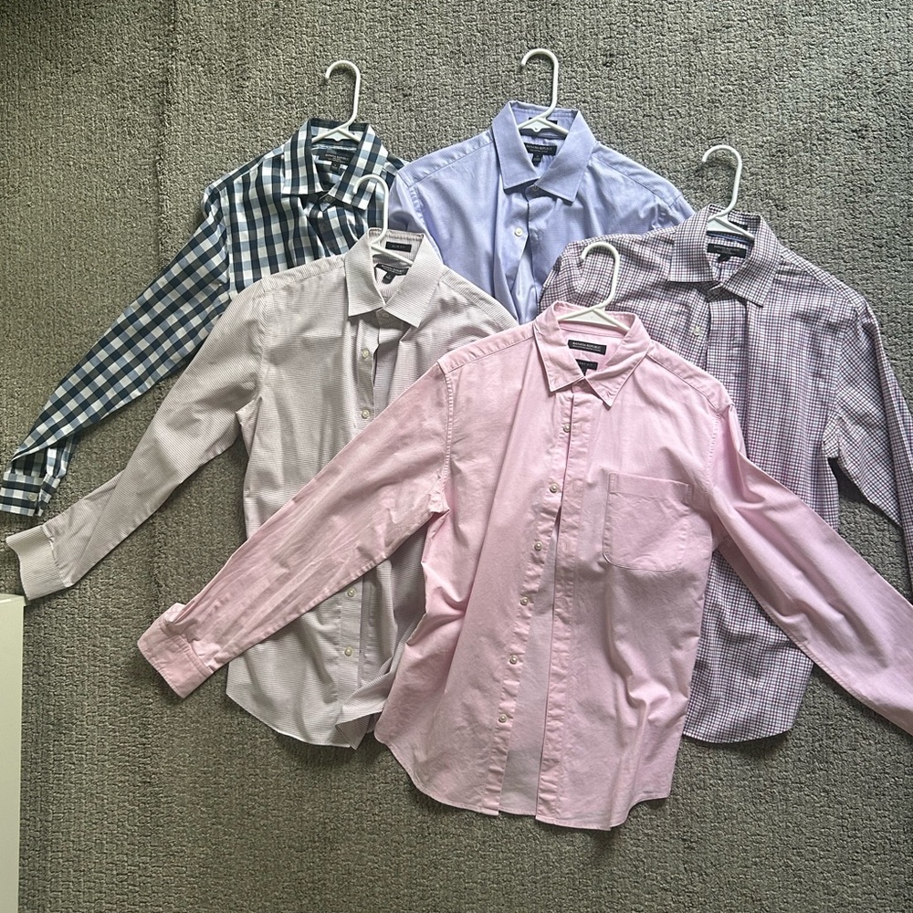 Banana Republic Men's Assorted Color Dress Shirts 5 total